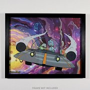 Rick & Morty Art Print Misadventure in Space Limited Edition Fan-Cel 36 x 28 cm