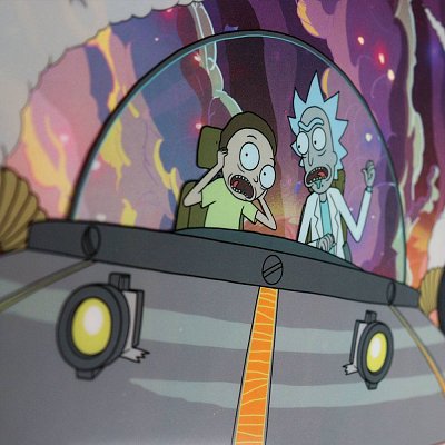 Rick & Morty Art Print Misadventure in Space Limited Edition Fan-Cel 36 x 28 cm