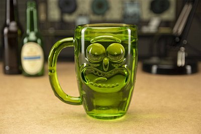 Rick & Morty Beer Pint Glass Batman Pickle Rick