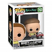 Rick & Morty POP! Animation Vinyl Figure Morty w/Laptop 9 cm
