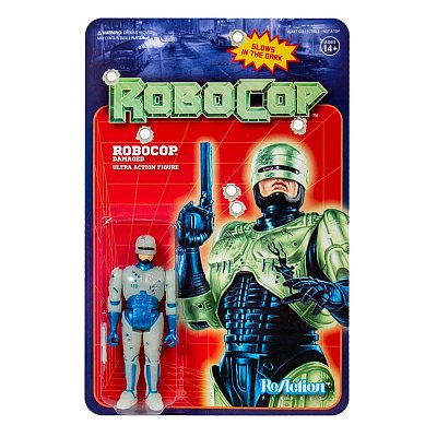 Robocop ReAction Action Figure Robocop Battle Damaged (Glow in the Dark) 10 cm