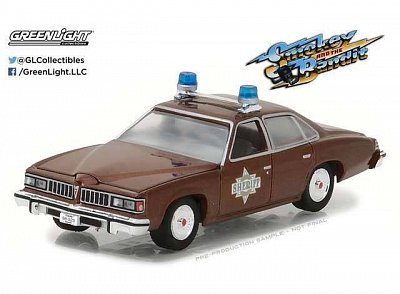 Smokey and the Bandit Diecast Model 1/64 1977 Sheriff Buford T. Justice\'s Pontiac LeMans