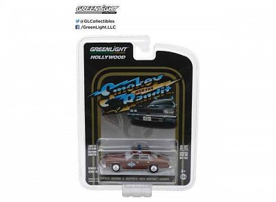 Smokey and the Bandit Diecast Model 1/64 1977 Sheriff Buford T. Justice\'s Pontiac LeMans