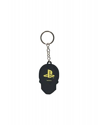 Sony PlayStation Biker Rubber Keychain Skulll 8 cm