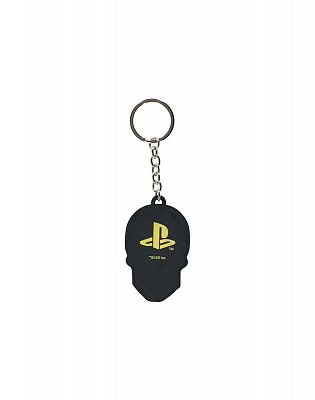 Sony PlayStation Biker Rubber Keychain Skulll 8 cm