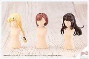 Sousai Shojo Teien Model Kit Accesoory Set 1/10 After School Short Wigs Type A White & Choco Brown