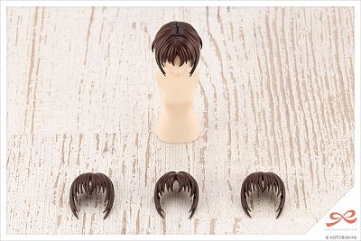 Sousai Shojo Teien Model Kit Accesoory Set 1/10 After School Short Wigs Type A White & Choco Brown