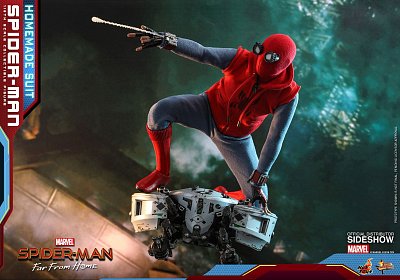 Spider-Man: Far From Home Movie Masterpiece Action Figure 1/6 Spider-Man (Homemade Suit) 29 cm