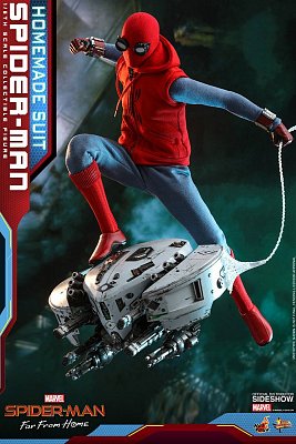 Spider-Man: Far From Home Movie Masterpiece Action Figure 1/6 Spider-Man (Homemade Suit) 29 cm