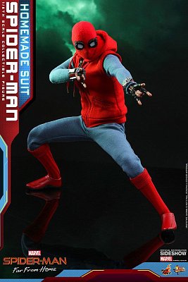 Spider-Man: Far From Home Movie Masterpiece Action Figure 1/6 Spider-Man (Homemade Suit) 29 cm