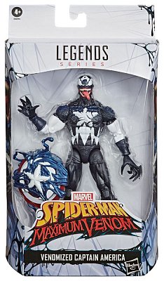 Spider-Man: Maximum Venom Marvel Legends Series Action Figure Venomized Captain America 15 cm