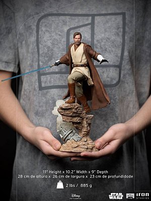 Star Wars Deluxe BDS Art Scale Statue 1/10 Obi-Wan Kenobi 28 cm