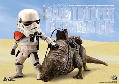 Star Wars Episode IV Egg Attack Action Figure 2-pack Dewback & Sandtrooper 9/15 cm