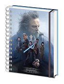 Star Wars Episode VIII Notebook A5 Cast