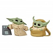 Star Wars Mandalorian Bounty Collection Figure 2-Pack The Child Speeder Ride & Touching Buttons