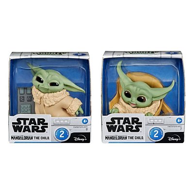 Star Wars Mandalorian Bounty Collection Figure 2-Pack The Child Speeder Ride & Touching Buttons