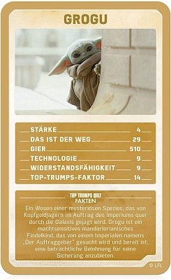 Star Wars Mandalorian Card Game Top Trumps Quiz *German Version*