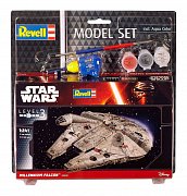 Star Wars Model Kit 1/241 Model Set Millennium Falcon 10 cm