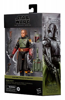 Star Wars: The Book of Boba Fett Black Series Deluxe Action Figure 2022 Boba Fett (Throne Room) 15 cm - Damaged packaging