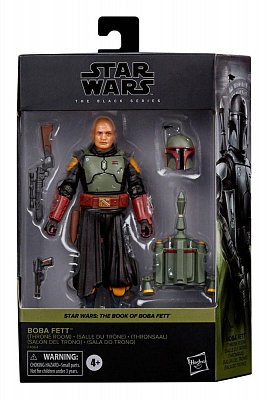 Star Wars: The Book of Boba Fett Black Series Deluxe Action Figure 2022 Boba Fett (Throne Room) 15 cm - Damaged packaging