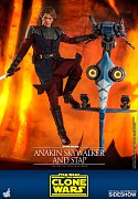 Star Wars The Clone Wars Action Figure 1/6 Anakin Skywalker & STAP 31 cm