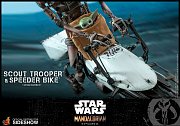 Star Wars The Mandalorian Action Figure 1/6 Scout Trooper & Speeder Bike 30 cm - Damaged packaging