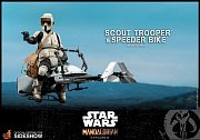 Star Wars The Mandalorian Action Figure 1/6 Scout Trooper & Speeder Bike 30 cm - Damaged packaging