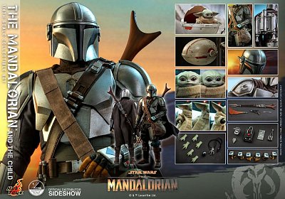 Star Wars The Mandalorian Action Figure 2-Pack 1/4 The Mandalorian & The Child 46 cm