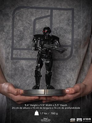 Star Wars The Mandalorian BDS Art Scale Statue 1/10 Dark Trooper 24 cm