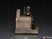 Star Wars The Mandalorian Deluxe Art Scale Statue 1/10 Boba Fett on Throne 18 cm