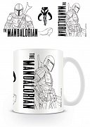 Star Wars The Mandalorian Mug Line Art