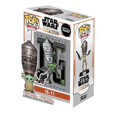 Star Wars The Mandalorian POP! & Tee Box Child In Satchel Assortment (10)