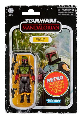 Star Wars The Mandalorian Retro Collection Action Figure 2022 Boba Fett (Morak) 10 cm - Damaged packaging