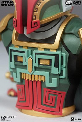 Star Wars Urban Aztec Vinyl Bust Boba Fett by Jesse Hernandez 20 cm