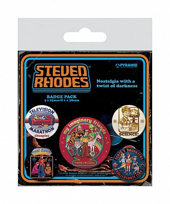 Steven Rhodes Pin Badges 5-Pack Collection