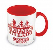 Stranger Things Coloured Inner Mug Friends Don\'t Lie