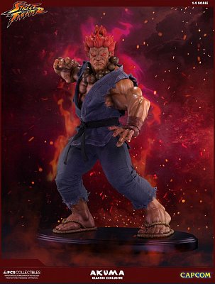 Street Fighter Mixed Media Statue 1/4 Akuma Classic Exclusive 45 cm