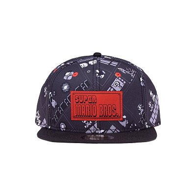 Super Mario Snapback Cap 8-bit AOP