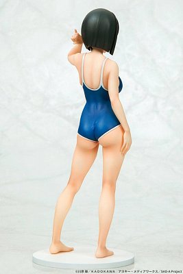 Sword Art Online PVC Statue 1/7 Suguha Kirigaya Leafa Navy Blue Swimsuit Ver. 23 cm