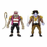 Teenage Mutant Ninja Turtles: Turtles in Time Action Figure 2-Pack Pirate Rocksteady & Bebop 18 cm