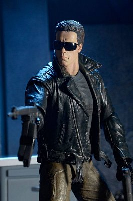 Terminator Action Figure Ultimate Police Station Assault T-800 (Motorcycle Jacket) 18 cm