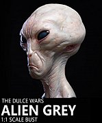 The Dulce Wars Life-Size Bust Alien Grey 61 cm