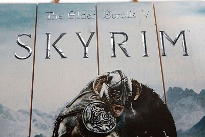 The Elder Scrolls V: Skyrim WoodArts 3D Wooden Wall Art Aereal Attack 30 x 40 cm