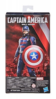 The Falcon and the Winter Soldier Marvel Legends Action Figure 2021 Captain America (John F. Walker) - Damaged packaging