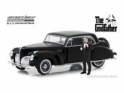 The Godfather Diecast Model 1/43 1941 Lincoln Continental with figure