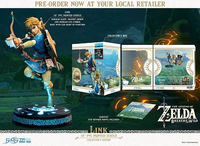 The Legend of Zelda Breath of the Wild PVC Statue Link Collector\'s Edition 25 cm