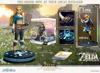 The Legend of Zelda Breath of the Wild PVC Statue Zelda Collector\'s Edition 25 cm --- DAMAGED PACKAGING