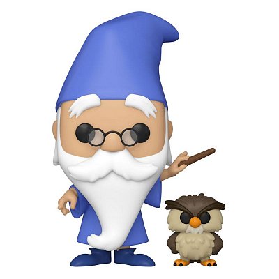 The Sword in the Stone POP! & Buddy Vinyl Figure Merlin w/Archimedes 9 cm