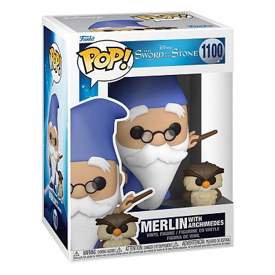 The Sword in the Stone POP! & Buddy Vinyl Figure Merlin w/Archimedes 9 cm