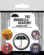 The Umbrella Academy Pin Badges 5-Pack Super